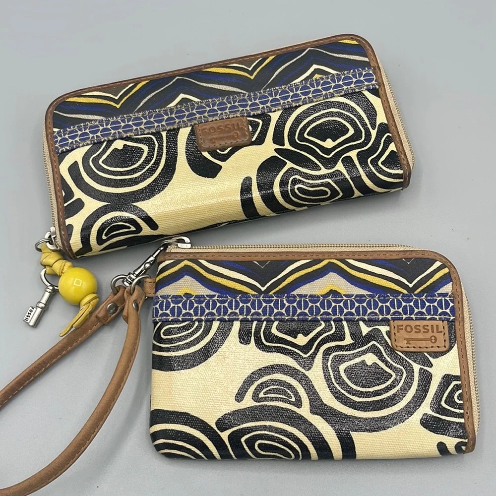 Fossil Set Zip Wallet and Wristlet
